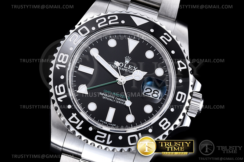 AR공장 GMT 마스터 II 116710LN 904L SS/SS 블랙 ARF Asia 3186 CHS