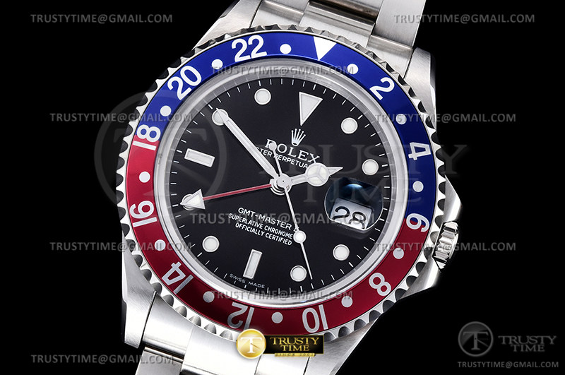 BP공장 GMT 마스터 II 16710 레드/블루 SS/SS 블랙 BPF A3186 CHS