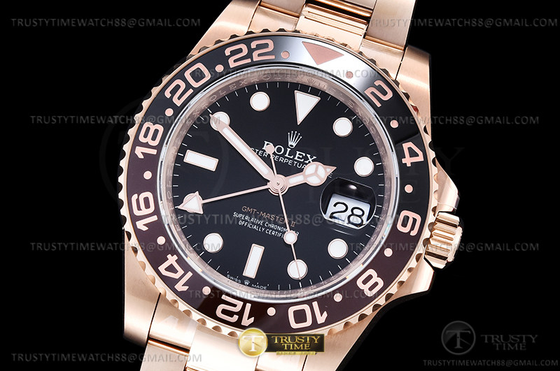 BP공장 GMT 마스터 II 126715CHNR RG/RG 블랙 BPF SH3285 CHS