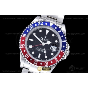 BP공장 GMT 마스터 II 16710 펩시 SS/SS 블랙 BPF VR3186 CHS