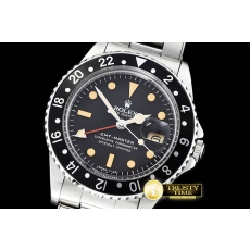 BP공장 GMT 마스터 Ref.1675 블랙 SS/SS 스위스 2836 모드