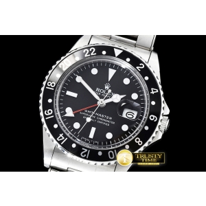 BP공장 GMT 마스터 Ref.1675 블랙 SS/SS Lum. Swiss 2836 Mod