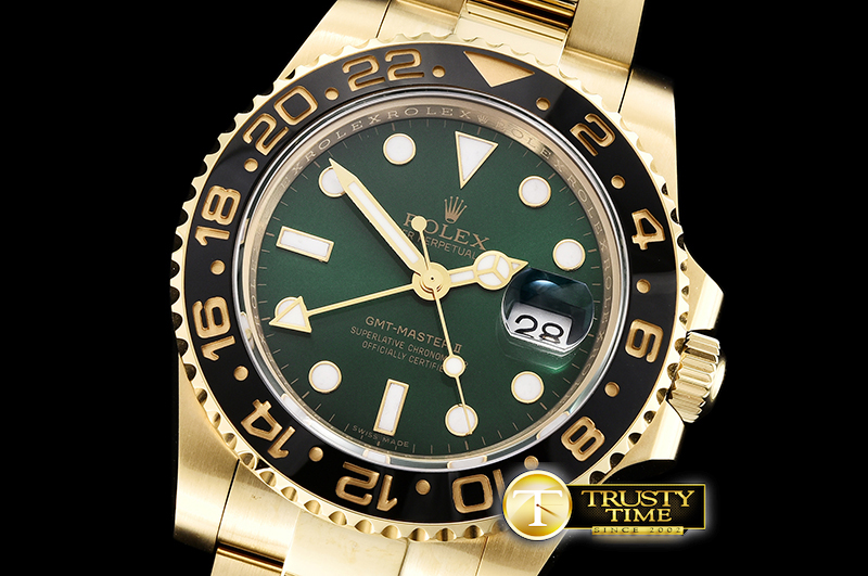 BP공장 GMT 마스터 II 116718LN YG/YG Grn BPF Asia 3186 CHS