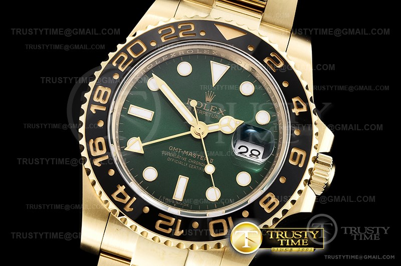 BP공장 GMT 마스터 II 116718LN YG/YG Grn BPF Asia 2813 CHS