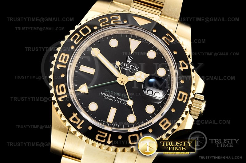 BP공장 GMT 마스터 II 116718LN YG/YG 블랙 BPF Asia 2813 CHS