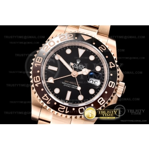 BP공장 GMT 마스터 II 126715CHNR RG/RG 블랙 BPF Asia2813 CHS