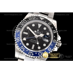 BP공장 GMT 마스터 II 116710BLNR 배트맨 SS/SS 블랙 BPF Asia2813 CHS