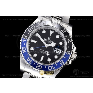 C+공장 GMT 마스터 마스터 II 126710 오이스터 904L SS/SS 블랙 C+F VR3285 CHS