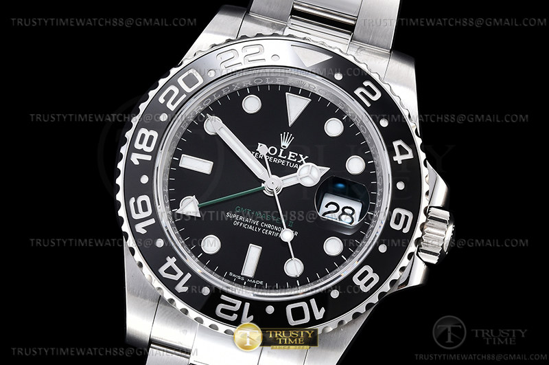 C+공장 GMT 마스터 마스터 II 116710 오이스터 904L SS/SS 블랙 C+F VR3285 CHS