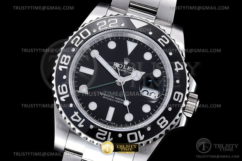 Clean(클린)공장 GMT 마스터 II 116710 오이스터 904L SS/SS 블랙 Clean VR3186 CHS